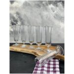 Yzhome 6 Lı Flüt Kahve Yanı Su Bardağı Ayaklı Uzun - Görsel 2