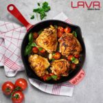 Lava Yuvarlak Kızartma Tavası 28 cm Metal Saplı Kırmızı LVYSTV28K0R - Görsel 4