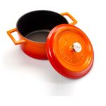 Lava Yuvarlak Tencere -Çap(Ø)20 cm. Turuncu