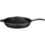 Lava Döküm Emaye Kaplama 28 cm Siyah Yuvarlak  Kızartma Tavası 1 Parça - Görsel 2