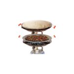 Güryan Tüplü Saç Tava 45 cm Portatif Kavurma Gözleme Katmer Sacı