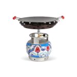 Güryan Tüplü Saç Tava 45 cm Portatif Kavurma Gözleme Katmer Sacı - Görsel 3