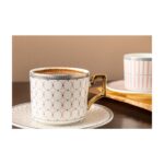 English Home Rabecca Porselen 2'li Kahve Fincan Takımı 90 ml Pembe - Görsel 2