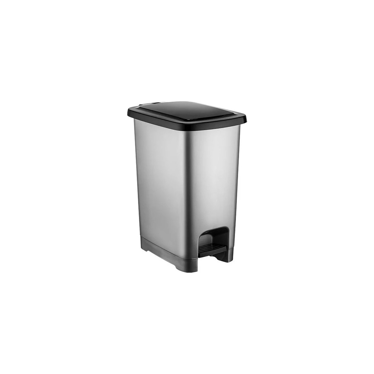 110000191352934.jpg Elisa Slim Pedallı Çöp Kovası 25 Litre - Görsel 1