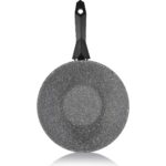 Schafer Cory Yanmaz Yapışmaz Wok Tava - 28CM - Gri - Görsel 3