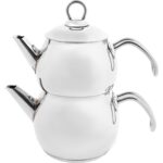 Karaca Adelya İndüksiyon Tabanlı Mini Boy Metal Çaydanlık Takımı - Görsel 3