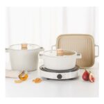 Neoflam Fika Bej 5 Parça Tencere Tava Seti