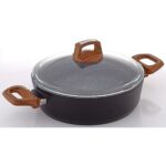 Bonera Vogue 24 cm Karnıyarık Tencere Ahşap Kulp