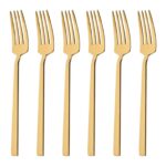 Dmr Life Pırlanta Titanyum Gold Yemek Çatalı 6 Adet