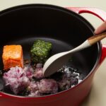 POT ART Fonksiyonel Kapaklı Kırmızı Derin Döküm Tencere 28 cm - Görsel 3