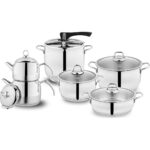 Schafer Lenard Çelik Çeyiz Seti-14 Prç.-Inox - Görsel 2