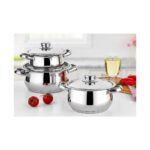 Gülsan Çakır 6 Parça Güveç Set Çelik Kapaklı