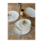 Rossev Yemek Takımı Modern Arbol Bird 24 Parça 6 Kişilik