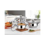 Gülsan Çakır 6 Parça Güveç Set Cam Kapaklı - Görsel 2