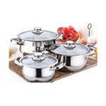 Gülsan Çakır 6 Parça Güveç Set Cam Kapaklı