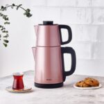 Karaca Tea Break Rosegold Inox Çelik Su Isıtıcı & Çay Makinesi - Görsel 2