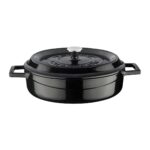 Lava Döküm Sekizli Tencere Tava Seti Trendy Siyah - Görsel 5