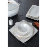 Acar Le Grand 60 Parça 12 Kişilik Porselen Yemek Takımı