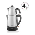 Arzum AR3051-INX Çaycı Lux Çay Makinesi - Paslanmaz Çelik - Görsel 2