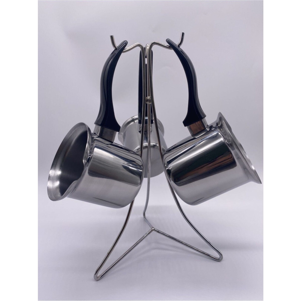 110000236925706.jpg Trend Çelik3'lü Cezve Takımı - Görsel 1