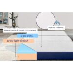 Avocado Armoni 80 x 200 x 13 cm Ortopedik Katlanır Tek Kişilik Visco Yatak - Görsel 4