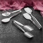 Brondoff 3 Parça Çelik Servis Maşa Seti