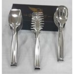 Brondoff 3 Parça Çelik Servis Maşa Seti - Görsel 2