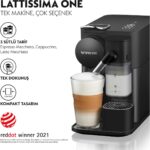 Nespresso F121 Latissima One Süt Çözümlü Kahve Makinesi,Siyah - Görsel 2