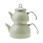 Karaca Kristal Yeşil Emaye Midi Çaydanlık Takımı - Görsel 3