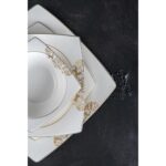 Acar Elena 60 Parça 12 Kişilik Porselen Yemek Takımı - Görsel 2