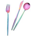 Karaca Orion Rainbow 30 Parça 6 Kişilik Çatal Kaşık Bıçak Seti - Görsel 5