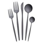 Karaca Orion Black 30 Parça 6 Kişilik Çatal Kaşık Bıçak Seti - Görsel 5