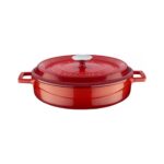 Lava 24 cm Derin-24 cm Sığ-28 cm Sığ Kırmızı Tencere Seti - Görsel 2