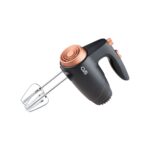 CVS El Mikseri 400W 5 Kademeli Hız Ayarı Emniyet Kilitli Krom Çırpıcı Hamur Aparatlı Siyah Bakır