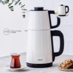 Karaca Karaca Tea Break Krem Inox Çelik Su Isıtıcı & Çay Makinesi