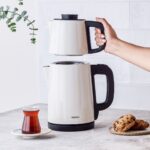 Karaca Karaca Tea Break Krem Inox Çelik Su Isıtıcı & Çay Makinesi - Görsel 2