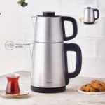 Karaca Karaca Tea Break Silver Inox Çelik Su Isıtıcı & Çay Makinesi