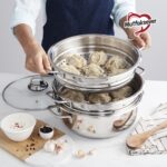 Karaca Derin Tencere 28 cm Paslanmaz Çelik Kaplama Ergonomik Sap ve Kolay Temizlik Özelliği