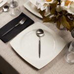 Karaca Square Bone Royal Lace 24 Parça 6 Kişilik Yemek Takımı - Görsel 3