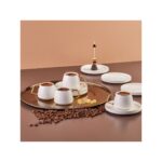 Karaca Satürn 6 Kişilik Kahve Fincanı Takımı 100 ml Gold - Görsel 4