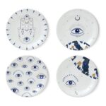 Fern&co. 4'lu Spirit Eye Collection Küçük Aperitif Tabak Seti