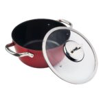 Leggno MDY2828DT20RD Master Daily 20 cm Tencere Metalik Kırmızı - Görsel 2