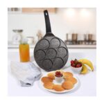 Serenk Fun Cooking Gülen Yüz Alüminyum Döküm Granit Kaplama Pankek Tava 26 cm - Görsel 4