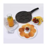 Serenk Fun Cooking Gülen Yüz Alüminyum Döküm Granit Kaplama Pankek Tava 26 cm - Görsel 5