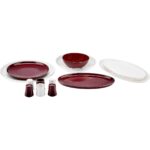 Karaca Elara Red-White 57 Parça 12 Kişilik Yemek Takımı - Görsel 2