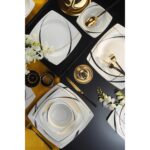 Kütahya Porselen Bone Mare 24 Parça 6 Kişilik Yemek Takımı - Görsel 2