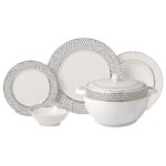 Korkmaz Yemek Takımı A8362 Perla Collection 60 Parça