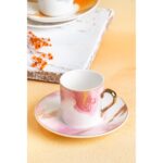 Acar Brush 6 Kişilik 12 Parça Kahve Fincanı Takımı - 90 ml - Görsel 3