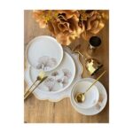 Rossev Yemek Takımı Modern Ginkgo 24 Parça 6 Kişilik - Görsel 2