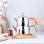 Karaca Urban İndüksiyon Tabanlı Midi Çaydanlık Gold - Görsel 3